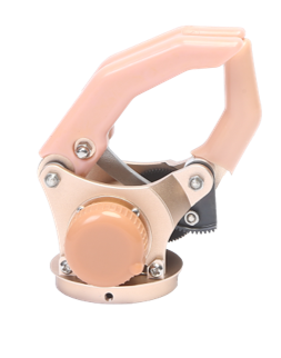 Myoelectric Hand System with there fingers for half metacarpal   (One-motion freedom) (Rotatable wrist)