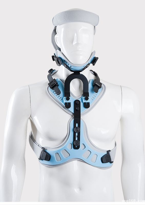 Fixed brace for head, neck and chest-